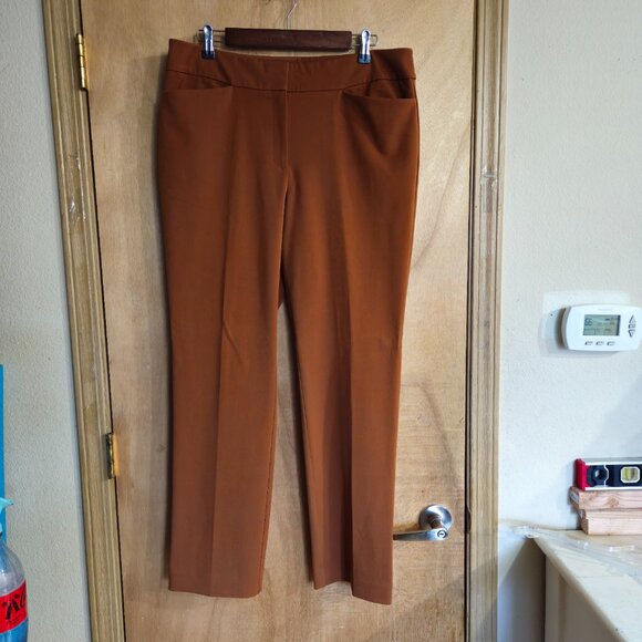 Ann Taylor Factory Pants - Ann Taylor Factory 12 Dress Pant Camel Brown